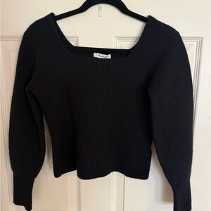 Madewell Black Women's Crew Neck Sweater